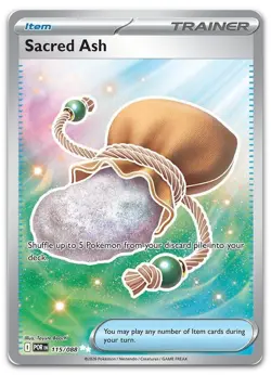 Sacred Ash #115/88 (Holo) (NM) ME03: Perfect Order POR Pokemon - Image 1