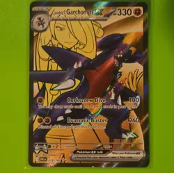 Cynthia's Garchomp ex 215/182 Destined Rivals Ultra Rare Holo Full Art - Image 1
