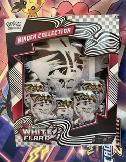 Pokemon TCG White Flare Binder Collection Sealed NEW - Fast Ship - Image 1