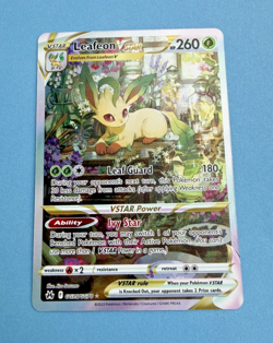 Leafeon VSTAR GG35/GG70 Pokemon Crown Zenith Galarian Gallery VSTAR Rare - Image 1