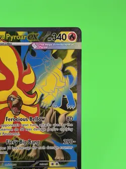Pokemon Mega Pyroar ex Mega Evolution Chaos Rising UR Full Art 099/086 NM!!! - Image 5