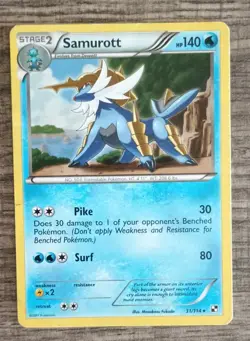 Samurott - 31/114 - Pokemon Black and white rare - Image 1