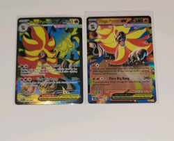 Pokemon Chaos Rising Mega Pyroar Full Art/ Illustration Rare & EX Double Rare - Image 1