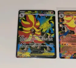 Pokemon Chaos Rising Mega Pyroar Full Art/ Illustration Rare & EX Double Rare - Image 4