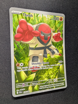Throh 128/086 Pokemon TCG Black Bolt Illustration Rare Holo NM - Image 3