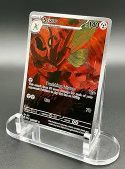 Pokemon TCG - Scizor - Illustration Rare Obsidian Flames 205/197 SV03 - LP Cond. - Image 3