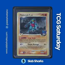 2007 POKEMON D&P BLACK STAR PROMO PLATINUM PLAYER'S GUIDE #DP41 TOXICROAK G HOLO - Image 1