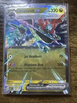 Dragapult ex 160/217 Double Rare Holo, Ascended Heroes, Pokemon TCG, NM - Image 1