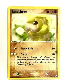 Sandshrew 74/109 Common Team Rocket Returns Pokemon Lightly Played - Image 1