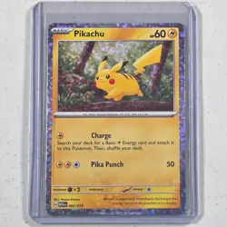 Pikachu 002/015 McDonald's Promos 2024 Pokemon TCG Holo NM - Image 1