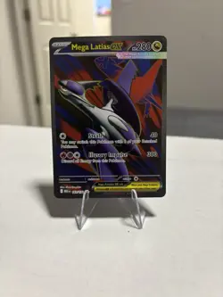 Mega Latias ex 163/132 ME01: Mega Evolution Holofoil Ultra Rare Pokemon TCG - Image 1