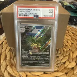 2025 Pokemon Mega Evolution Exeggutor Illustration Rare Psa 9 - Image 1