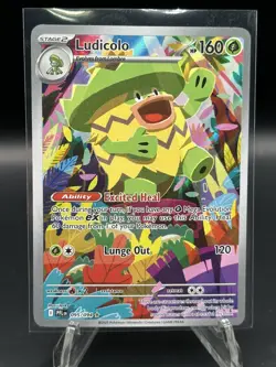 Ludicolo 95/94 Illustration Rare Pokemon Phantasmal Flames Tcg English 2025 holo - Image 1