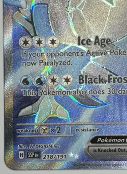 Pokemon Black Kyurem ex 218/191 Surging Sparks Holo NM - Image 5