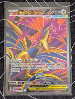 Mega Skarmory ex 106/88 Double Rare Full Art Pokemon Perfect Order ME03 - Image 1