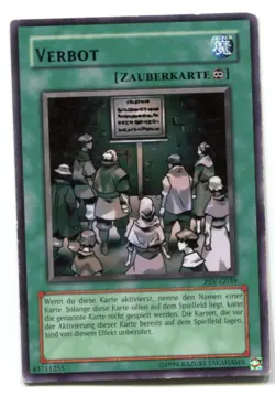 Yu-Gi-Oh! PLAYED/POOR Verbot Rare - Image 1