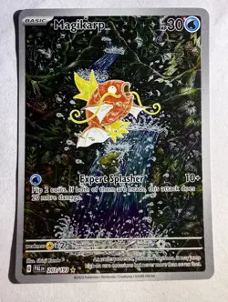 Pokemon TCG Magikarp Holo Card 203/193 Paldea Evolved Sv02 - Image 2
