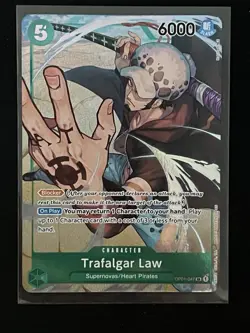 One Piece CCG Romance Dawn Trafalgar Law OP01-047 Super Rare - Image 1