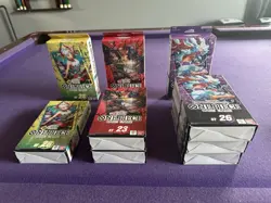 One Piece Starter Decks LOT - Shanks ST‑23, Monkey D Luffy ST-26, Yamato ST-28 - Image 1