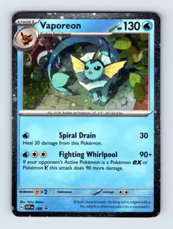 Vaporeon (Cosmos Holo) - Scarlet & Violet Promo Cards SVP168 - Promo NM Pokemon - Image 1