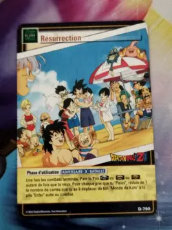 Dragon Ball Cartes A Jouer Et A Collectionner D-790 rare DBZ card Family - Image 1