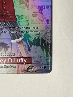 Monkey D. Luffy P-055 One Piece College Basketball US Voyage Promo Card Sealed - Image 5