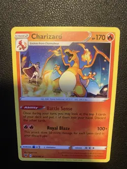 Pokemon TCG Charizard Vivid Voltage Regular Rare Card 025/185 - Image 2