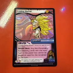 Dragon Ball Z Cards CCG Losing Battle Foil Unlim #134!! Buu Saga!! - Image 1