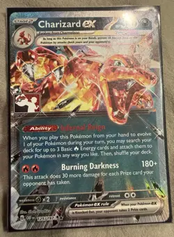 Pokemon TCG Charizard ex Prize Pack Series Cards 125/197 Holo Double Rare - Image 1