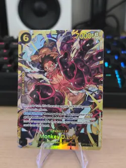 OP10-118 Monkey.D.Luffy SEC - One Piece TCG English Card Near-Mint Secret Rare - Image 1