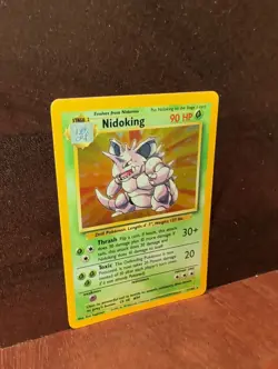 Pokemon TCG Nidoking Holo Rare Card Base Set 11/102 - Image 3
