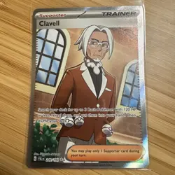Pokemon Cards Clavell 249/193 Paldea Evolved Ultra Rare NM - Image 1