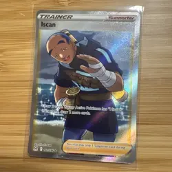 Pokemon Card Iscan 192/196 Full Art Trainer Lost Origin Near Mint - Image 1