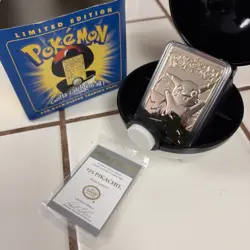 Pokemon 23 Karat Gold Plated Trading Cards (set of 4) - Image 4