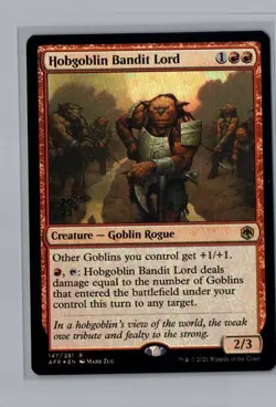 Hobgoblin Bandit Lord R Adventures in the Forgotten Realms 147 NM - Image 1