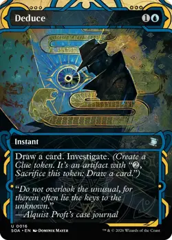 Deduce (Showcase) - Secrets of Strixhaven: Mystical Archives - 16 - NM - MTG - Image 1
