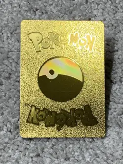 Pokemon Pikachu V HP190 Charge Gold Foil Fan Art Card NM - Image 2