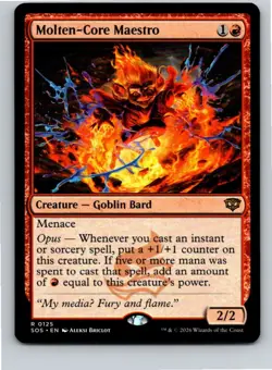 Magic the Gathering Molten-Core Maestro Secrets of Strixhaven MTG Free Shipping! - Image 1