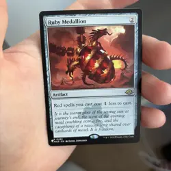 Ruby Medallion, The List (from Goblin Storm Deck), Magic MTG NM - Image 1