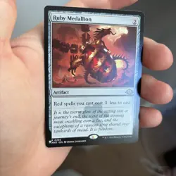 Ruby Medallion, The List (from Goblin Storm Deck), Magic MTG NM - Image 3