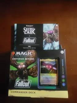 MTG Universes Beyond: Fallout Commander Deck Mutant Menace & Secret Lair Sealed - Image 1