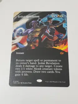 MTG - Jeskai Revelation (Borderless) - Tarkir: Dragonstorm Mythic Rare - Image 1