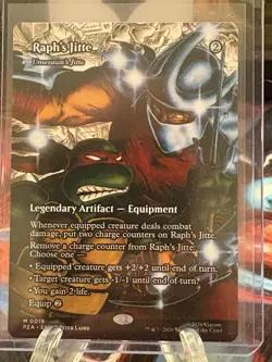 Raph's Jitte - Umezawa's Jitte (Borderless) NM Teenage Mutant Ninja Turtles #2 - Image 1