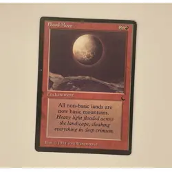 Wizards of the Coast MTG Blood Moon Enchantment English 1994 - Image 1