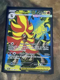 Mega Pyroar ex SR 097/083 M4 Ninja Spinner Japanese Pokemon TCG NM - Image 1