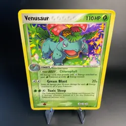 Venusaur 28/100 Non-Holo Rare Ex Crystal Guardians Pokemon TCG creased - Image 1