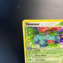 Venusaur 28/100 Non-Holo Rare Ex Crystal Guardians Pokemon TCG creased - Image 2