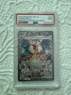 Pokemon TCG Sv03: Obsidian Flames Charizard EX Holo Card 223/197 - Image 1