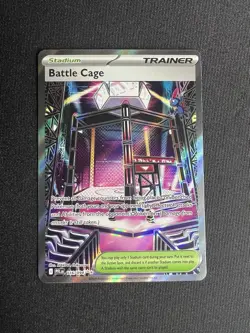 Battle Cage 116/094 Ultra Rare Phantasmal Flames Pokemon Near Mint - Image 1