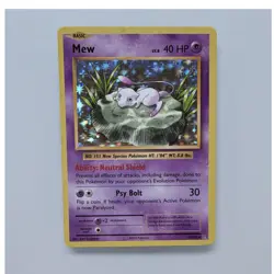 Pokemon TCG Mew 53/108 Evolutions 2016 Holo Rare ENG Basic 40 HP Psy Bolt - Image 1